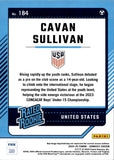 2024-25 Cavan Sullivan Panini Donruss RATED ROOKIE RC #184 UNITED STATES