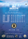 2022-23 Matt Grzelcyk Upper Deck Allure BELOW ICE #18 Boston Bruins