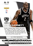 2014-15 Kevin Garnett Panini Prizm GREEN PRIZM #96 Brooklyn Nets