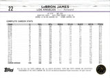 2024-25 LeBron James Topps Chrome SAPPHIRE #22 Los Angeles Lakers