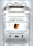 2019 Cedric Mullins Bowman Sterling WAVE REFRACTOR AUTOGRAPH ROOKIE 120/125 #BSRA-CM Baltimore Orioles