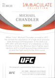 2021 Michael Chandler Panini Immaculate Collection ROOKIE INK 61/99 AUTOGRAPH AUTO RC #II-MCH UFC