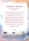 2024 Jackson Chourio Topps Update MYSTICAL BLACK ROOKIE 74/299 RC #MYS-20 Milwaukee Brewers