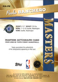 2025-26 Paolo Banchero Topps Finest MASTERS RED BLACK REFRACTOR AUTOGRAPH 1/10 AUTO #MA-PB Orlando Magic