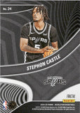 2024-25 Stephon Castle Panini Revolution SHOWSTOPPERS FRACTAL ROOKIE RC #24 San Antonio Spurs