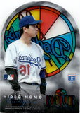1996 Hideo Nomo Donruss Studio STAINED GLASS STARS #9 Los Angeles Dodgers