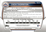 2023 Zach Thornton Bowman Chrome Draft 1ST BOWMAN AUTOGRAPH AUTO #CDA-ZT New York Mets