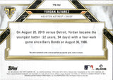 2021 Yordan Alvarez Topps Triple Threads GAME-USED MEMORABILIA 29/36 JERSEY #TTR-YA2 Houston Astros