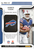 2022 James Cook Panini Certified NEW GENERATION JERSEY MIRROR BRONZE ROOKIE 49/349 RC #NGJ-JC Buffalo Bills