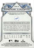 2024 Yoshinobu Yamamoto Bowman Sterling ROOKIE RC #BSR-40 Los Angeles Dodgers 5