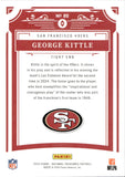 2025 George Kittle Panini National Treasures GOLD 24/35 #89 San Francisco 49ers