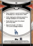 2018 Sandy Koufax Topps Tribute PURPLE 38/50 #90 Los Angeles Dodgers