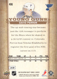 2007-08 David Perron Upper Deck Series 2 YOUNG GUNS ROOKIE RC #496 St. Louis Blues