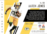 2017 Aaron Jones Panini Unparalleled ROOKIE PINK 206/299 RC #263 Green Bay Packers