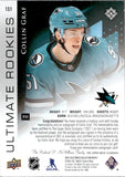 2024-25 Collin Graf Upper Deck Ultimate Collection ULTIMATE ROOKIES AUTO PATCH 65/99 RC AUTOGRAPH #151 San Jose Sharks