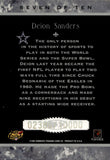 1997 Deion Sanders Donruss LEGENDS OF THE FALL 2386/10000 #7 Dallas Cowboys