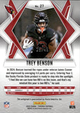 2025 Trey Benson Panini Phoenix SILVER SEISMIC AUTOGRAPH 25/49 AUTO #27 Arizona Cardinals