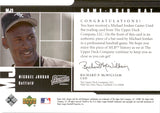 2001 Michael Jordan Upper Deck Prospect Premieres MJ GRAND SLAM GAME-USED BAT #MJ1 Birmingham Barons Chicago White Sox