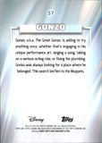 2026 Gonzo Topps Disney Chrome Sapphire WHITE REFRACTOR 20/30 #57 MUPPETS