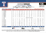 2025 Nathan Eovaldi Topps SERIES ONE ORANGE SPARKLE FOIL 16/25 #130 Texas Rangers