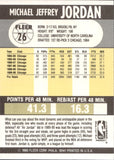 1990-91 Michael Jordan Fleer #26 Chicago Bulls 8
