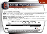 2025 Rainiel Rodriguez Bowman Chrome PROSPECTS 1ST BOWMAN PEANUTS REFRACTOR SP! #BCP-200 St. Louis Cardinals