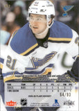 2025-26 Jimmy Snuggerud Upper Deck Fleer Flair 1993 VARIANT ROOKIE 64/93 RC #182 St. Louis Blues