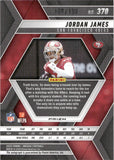 2025 Jordan James Panini Mosaic RED MOSAIC PRIZM AUTOGRAPH ROOKIE 104/199 AUTO RC #370 San Francisco 49ers