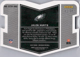 2022 Jalen Hurts Panini Obsidian VITREOUS 83/99 #VTS-JHU Philadelphia Eagles