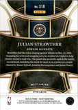 2023-24 Julian Strawther Panini Select MEZZANINE ZEBRA PRIZM ROOKIE RC #318 Denver Nuggets 1