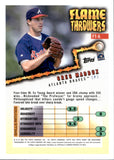 2022 Greg Maddux Topps FINEST FLASHBACKS FLAME THROWERS #FT-6 Atlanta Braves