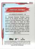 2024 Freddie Freeman Bowman Chrome MY 1ST BOWMAN BLUE MOJO REFRACTOR 89/150 #M1B-5 Los Angeles Dodgers