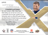 2008 Mike Vrabel Upper Deck SPx WINNING MATERIALS GAME-USED JERSEY 40/99 #WM-MV New England Patriots