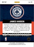 2024-25 James Harden Panini Revolution GREEN NEW YEAR 79/88 #43 Los Angeles Clippers
