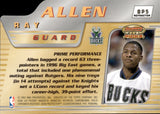 1996-97 Ray Allen Bowman's Best PICKS ROOKIE REFRACTOR RC #BP5 Milwaukee Bucks