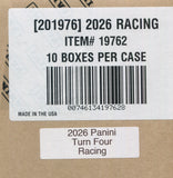 2026 Panini Turn Four Racing Hobby, 10 Box Case *RELEASES 8/12*