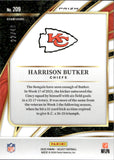 2025 Harrison Butker Panini Select CLUB LEVEL RED DISCO PRIZM 22/49 #209 Kansas City Chiefs