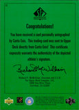 1998 Curtis Enis Upper Deck SP Authentic PLAYER'S INK AUTOGRAPH ROOKIE AUTO RC #CE Chicago Bears 1