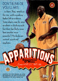 1998-99 Shaquille O'Neal Topps APPARITIONS #A5 Los Angeles Lakers *NRMT*