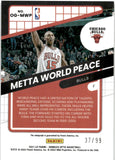 2021-22 Metta World Peace Panini Donruss Optic OPTI-GRAPHS AUTO 37/99 AUTOGRAPH #OG-MWP Chicago Bulls