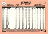 2018 Ichiro Suzuki Topps Heritage CHROME REFRACTOR 455/569 #THC-716 Seattle Mariners