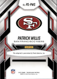 2025 Patrick Willis Panini Prizm Black PROLIFIC SIGNATURES AUTOGRAPH AUTO #PS-PWS San Francisco 49ers