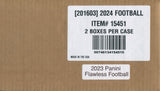 2023 Panini Flawless Football Hobby, 2 Box Case