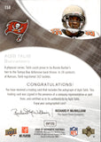 2008 Aqib Talib Upper Deck SP Authentic ROOKIE SIGNATURES AUTOGRAPH RC AUTO #158 Tampa Bay Buccaneers