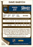 2012-13 Dave Babych Panini Classics Signatures AUTOGRAPH AUTO #146 Winnipeg Jets 1