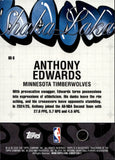 2025-26 Anthony Edwards Topps NBA Hoops BOOM SHAKA LAKA SP! #BO-6 Minnesota Timberwolves