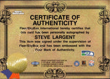1999 Steve Largent Fleer Sports Illustrated GREATS OF THE GAME AUTOGRAPH COLLECTION AUTO Seattle Seahawks