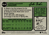 2023 Jordan Walker Topps Heritage HIGH NUMBER REAL ONE ROOKIE AUTOGRAPH RC AUTO #ROA-JW St. Louis Cardinals