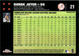 2007 Derek Jeter Topps Chrome BLUE REFRACTOR #21 New York Yankees