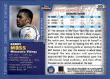 2000 Randy Moss Topps Chrome REFRACTOR #65 Minnesota Vikings